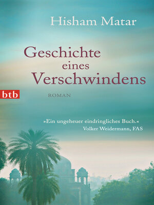 cover image of Geschichte eines Verschwindens